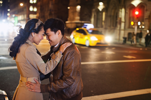 NYC engagement session featuring couture gowns, photos by Jason Groupp Photography | junebugweddings.com NYC engagement session featuring couture gowns, photos by Jason Groupp Photography | junebugweddings.com