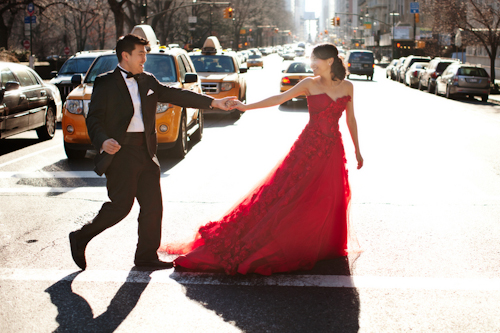 NYC engagement session featuring couture gowns, photos by Jason Groupp Photography | junebugweddings.com NYC engagement session featuring couture gowns, photos by Jason Groupp Photography | junebugweddings.com