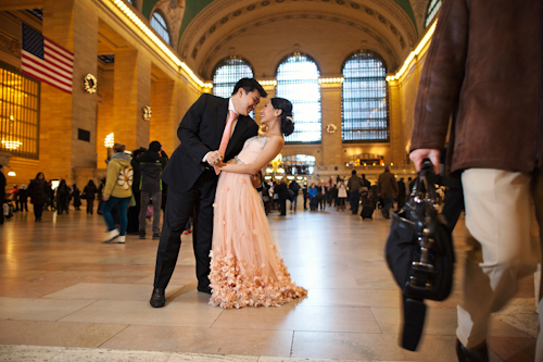 NYC engagement session featuring couture gowns, photos by Jason Groupp Photography | junebugweddings.com NYC engagement session featuring couture gowns, photos by Jason Groupp Photography | junebugweddings.com