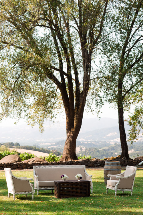 purple, green and white vineyard wedding at Chalk Hill Estate in Sonoma - photo by Cliff Brunk | via junebugweddings.com | via junebugweddings.com purple, green and white vineyard wedding at Chalk Hill Estate in Sonoma - photo by Cliff Brunk | via junebugweddings.com