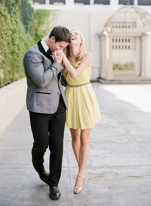 LA cocktail bar engagement photo shoot inspiration - photo by Hanbee Photography | via junebugweddings.com LA cocktail bar engagement photo shoot inspiration - photo by Hanbee Photography | via junebugweddings.com