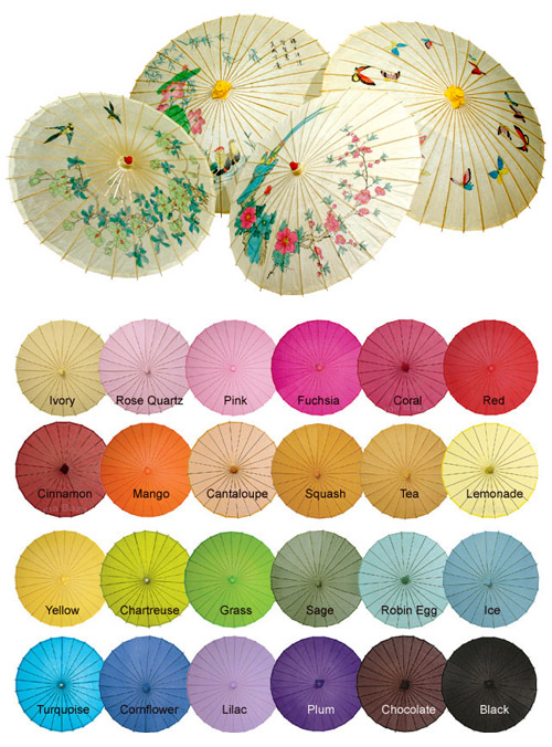 paper parasols for summer weddings from PearlRiver.com | via junebugweddings.com paper parasols for summer weddings from PearlRiver.com | via junebugweddings.com
