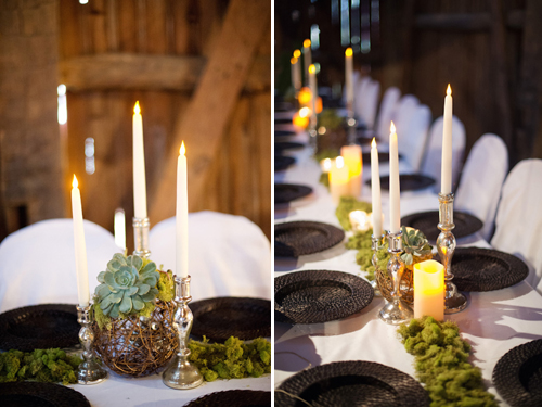 Barn wedding with woodland decor by Kelly Sweet Photography | junebugweddings.com Barn wedding with woodland decor by Kelly Sweet Photography | junebugweddings.com