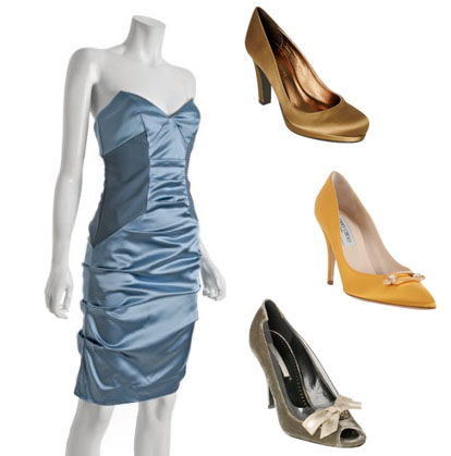 light blue, yellow and green bridesmaids dresses and shoes light blue, yellow and green bridesmaids dresses and shoes