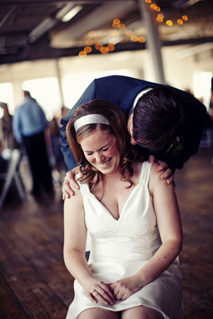Laughing bride and groom wedding reception image by Sean Flanigan Photography Laughing bride and groom wedding reception image by Sean Flanigan Photography