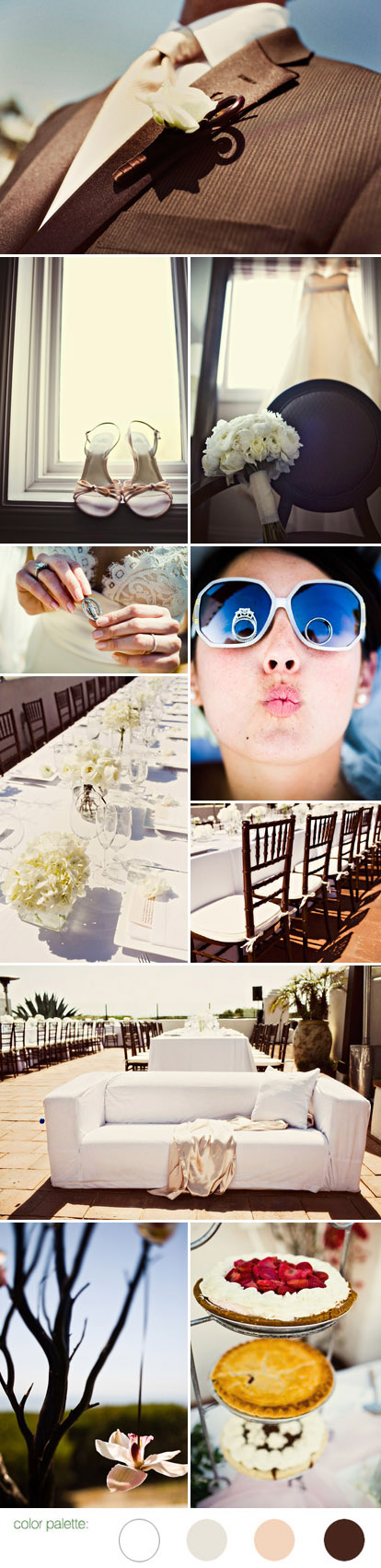 Stylish Real Wedding lounge decor details, white, ivory, brown and blush color palette, Amelia Lyon Photography Stylish Real Wedding lounge decor details, white, ivory, brown and blush color palette, Amelia Lyon Photography
