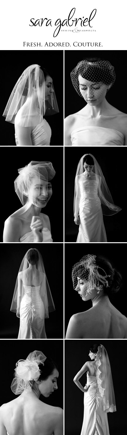 Bridal veils and hair accessories by Sara Gabriel Bridal veils and hair accessories by Sara Gabriel