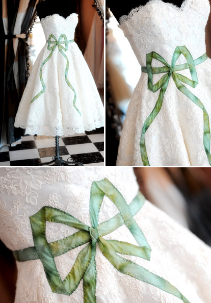Vintage inspired Josephine wedding dress from Stephanie James Couture, alternative, tea-length wedding dress Vintage inspired Josephine wedding dress from Stephanie James Couture, alternative, tea-length wedding dress