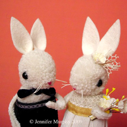 Vintage inspired wedding cake toppers by Jennifer Murphy Vintage inspired wedding cake toppers by Jennifer Murphy