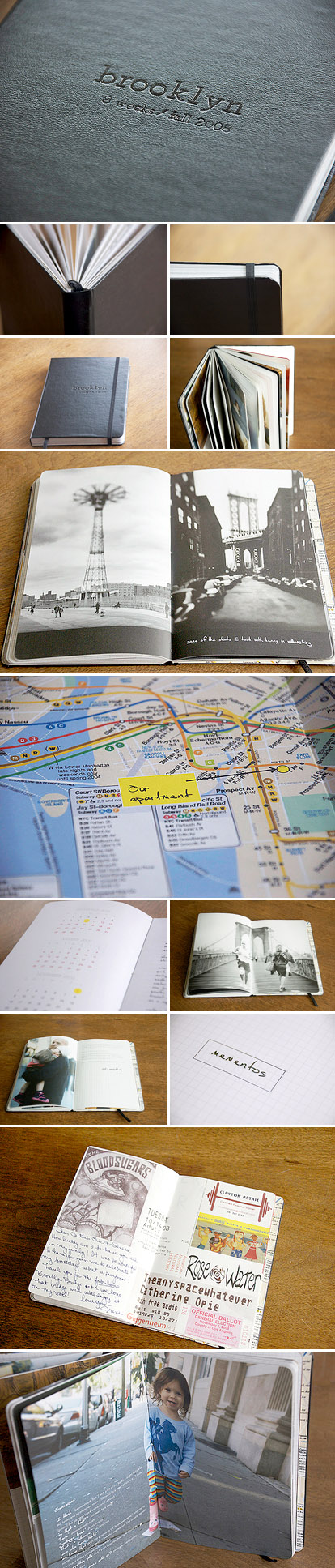 Custom made moleskin wedding, honeymoon and travel albums from Good Stock Press and Bindery Custom made moleskin wedding, honeymoon and travel albums from Good Stock Press and Bindery