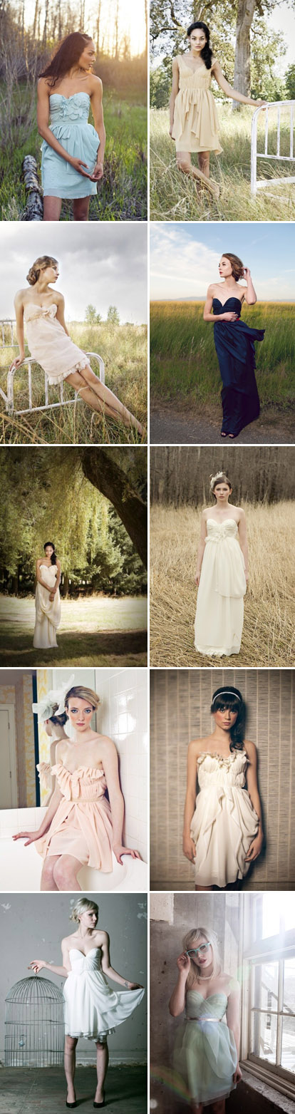 pretty, creative, handmade wedding and bridesmaid's dresses by Sarah Seven on Etsy.com pretty, creative, handmade wedding and bridesmaid's dresses by Sarah Seven on Etsy.com