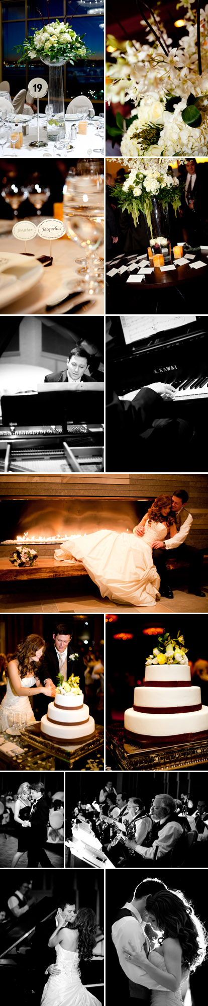 Modern Seattle wedding at the new Four Seasons Hotel, big band wedding reception, images by La Vie Photography Modern Seattle wedding at the new Four Seasons Hotel, big band wedding reception, images by La Vie Photography