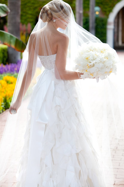 Eugenie wedding dress by Monique Lhuillier, image by La Vie Photography from the Junebug Weddings Fashion Report Eugenie wedding dress by Monique Lhuillier, image by La Vie Photography from the Junebug Weddings Fashion Report