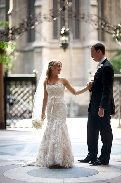 The bride and groom's first look, seeing eachother before the wedding, image by Ira Lippke Photography The bride and groom's first look, seeing eachother before the wedding, image by Ira Lippke Photography