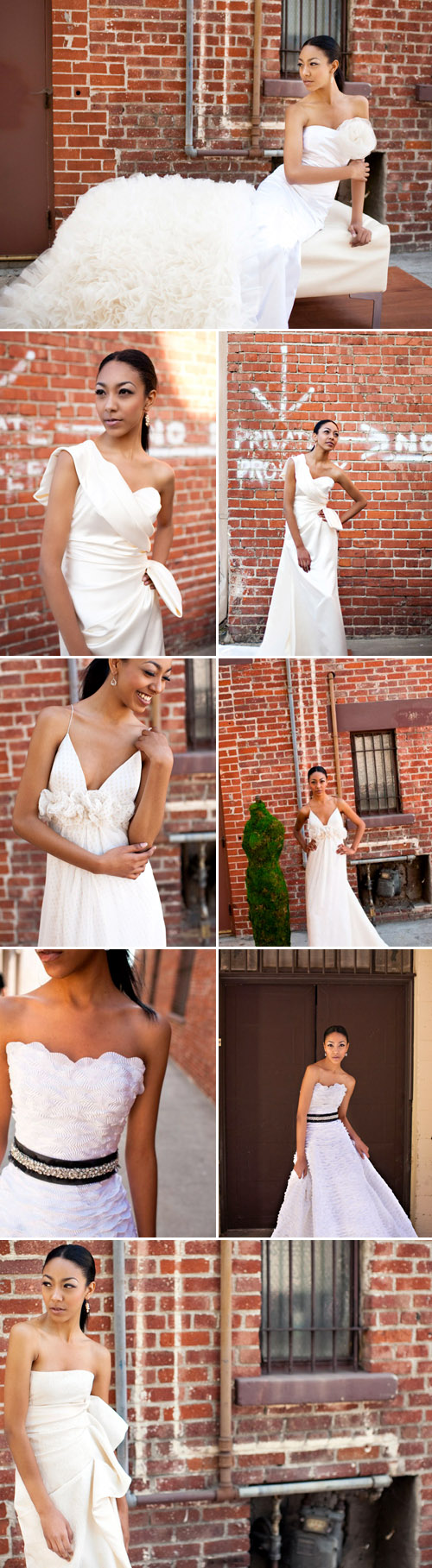 fall 2010 wedding dress collection from Alina Pizzano fall 2010 wedding dress collection from Alina Pizzano