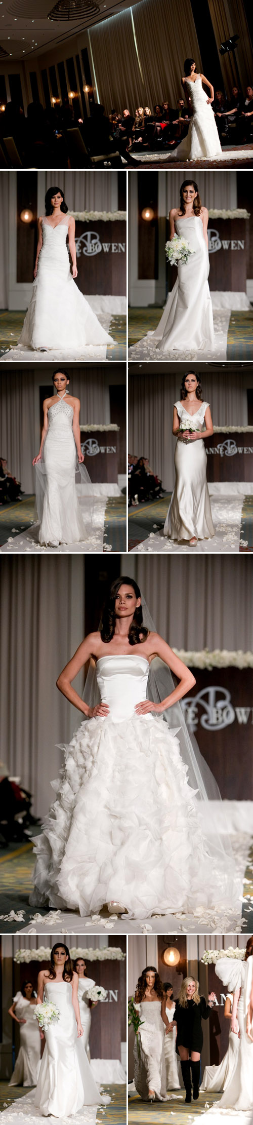 Anne Bowen Spring 2011 wedding dress colleciton from NY Bridal Market, photos by John and Joseph Photography Anne Bowen Spring 2011 wedding dress colleciton from NY Bridal Market, photos by John and Joseph Photography