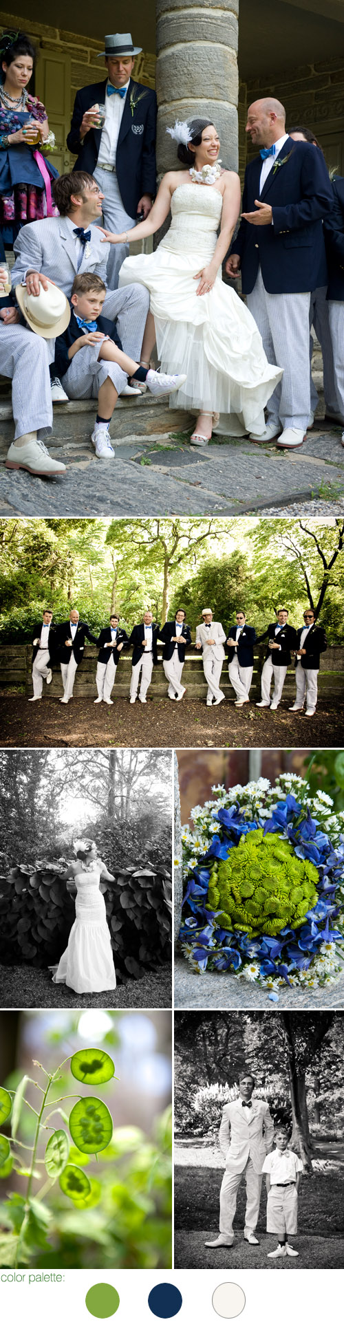 formal BBQ garden Philadelphia real wedding at Bartram's Garden, photos by Leah MacDonald formal BBQ garden Philadelphia real wedding at Bartram's Garden, photos by Leah MacDonald
