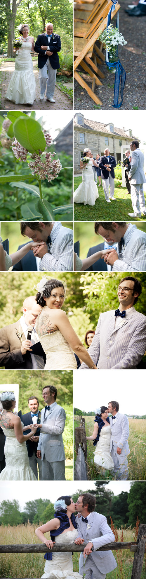 formal BBQ garden Philadelphia real wedding at Bartram's Garden, photos by Leah MacDonald formal BBQ garden Philadelphia real wedding at Bartram's Garden, photos by Leah MacDonald