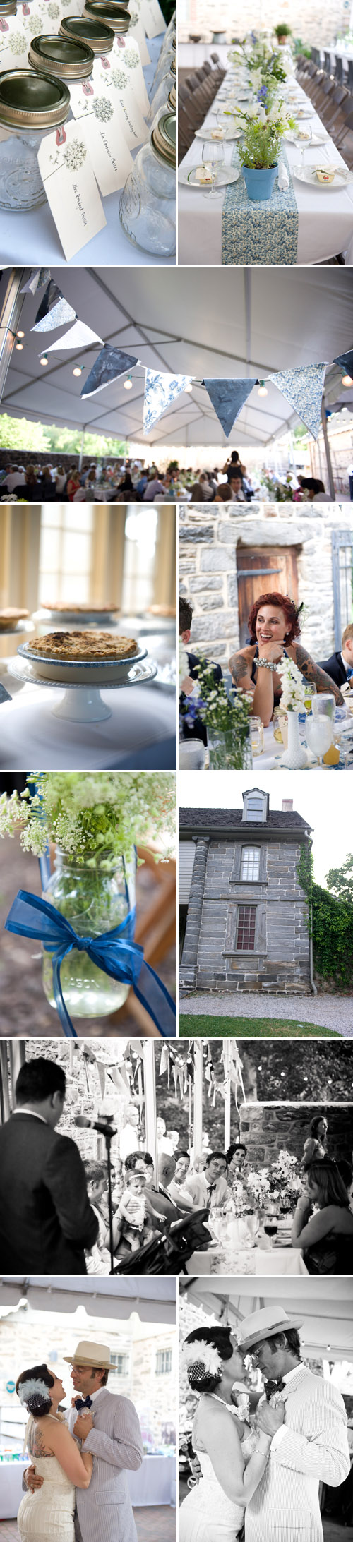 formal BBQ garden Philadelphia real wedding at Bartram's Garden, photos by Leah MacDonald formal BBQ garden Philadelphia real wedding at Bartram's Garden, photos by Leah MacDonald