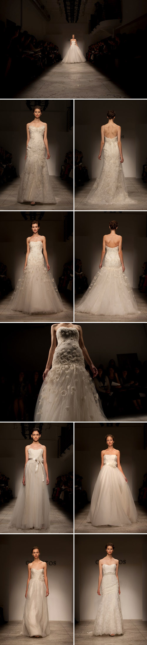 Christos Spring 2011 bridal wedding dress collection runway show, images by John and Joseph Photography Christos Spring 2011 bridal wedding dress collection runway show, images by John and Joseph Photography
