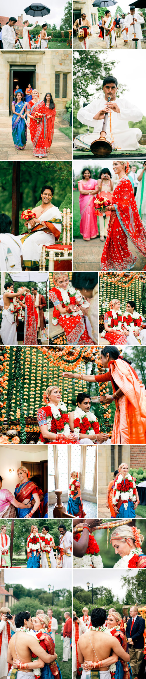 Colorful Hindu real wedding at Meadbrook Hall in Rochester, Michigan, photos by Harrison Studio Colorful Hindu real wedding at Meadbrook Hall in Rochester, Michigan, photos by Harrison Studio