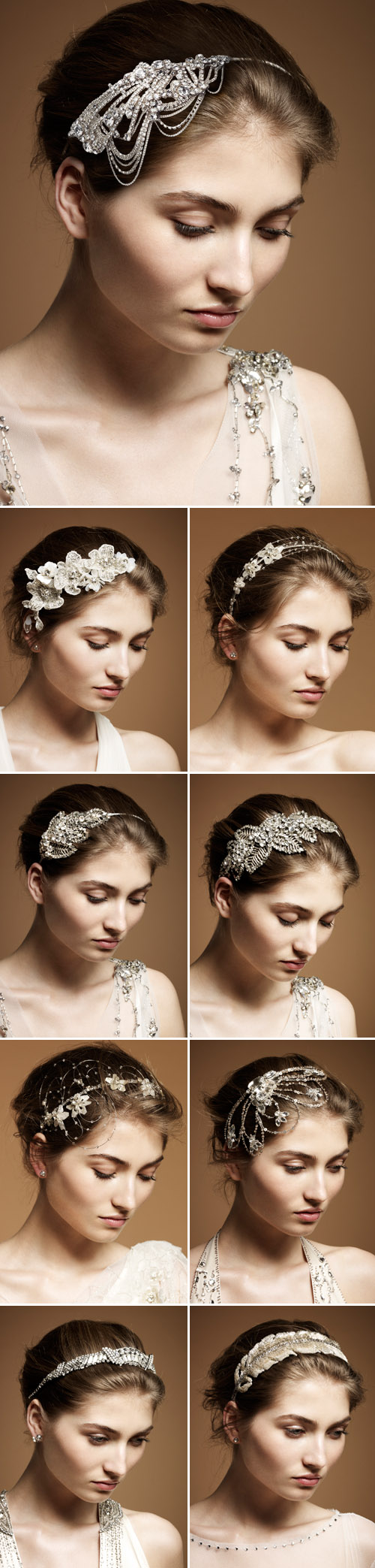 vintage inspired wedding hair accessories from jenny Packham vintage inspired wedding hair accessories from jenny Packham