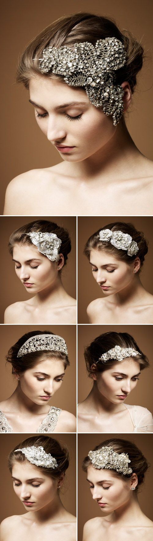 vintage inspired wedding hair accessories from jenny Packham vintage inspired wedding hair accessories from jenny Packham