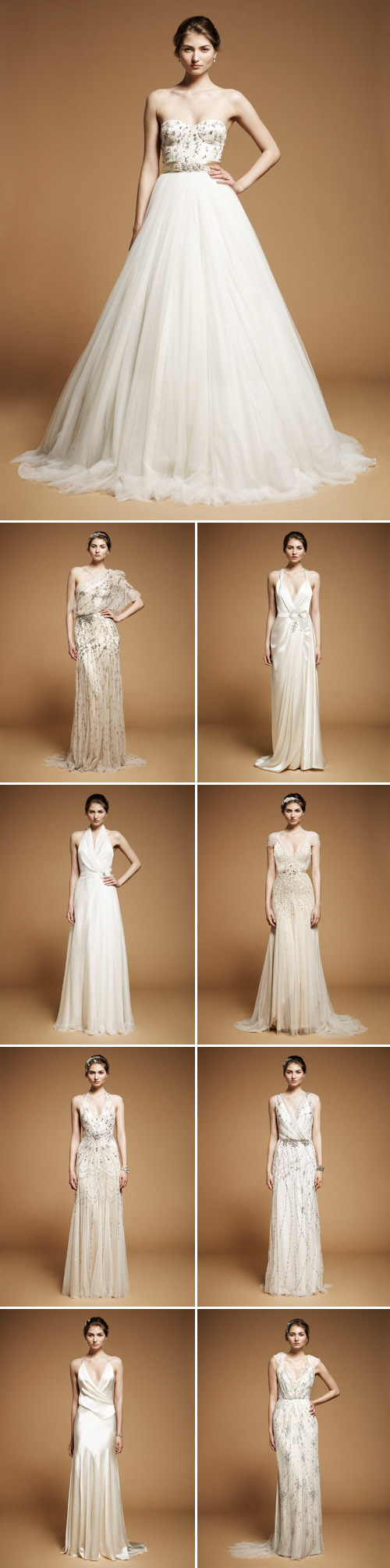 Jenny Packham spring summer 2012 wedding dress collection, vintage inspired glamorous wedding dresses Jenny Packham spring summer 2012 wedding dress collection, vintage inspired glamorous wedding dresses