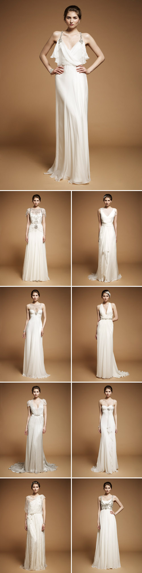 Jenny Packham spring summer 2012 wedding dress collection, vintage inspired glamorous wedding dresses Jenny Packham spring summer 2012 wedding dress collection, vintage inspired glamorous wedding dresses