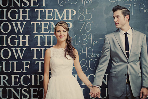 mid-contury modern and music inspired real wedding in St. Petersburg, Florida, photos by Our Labor of Love mid-contury modern and music inspired real wedding in St. Petersburg, Florida, photos by Our Labor of Love