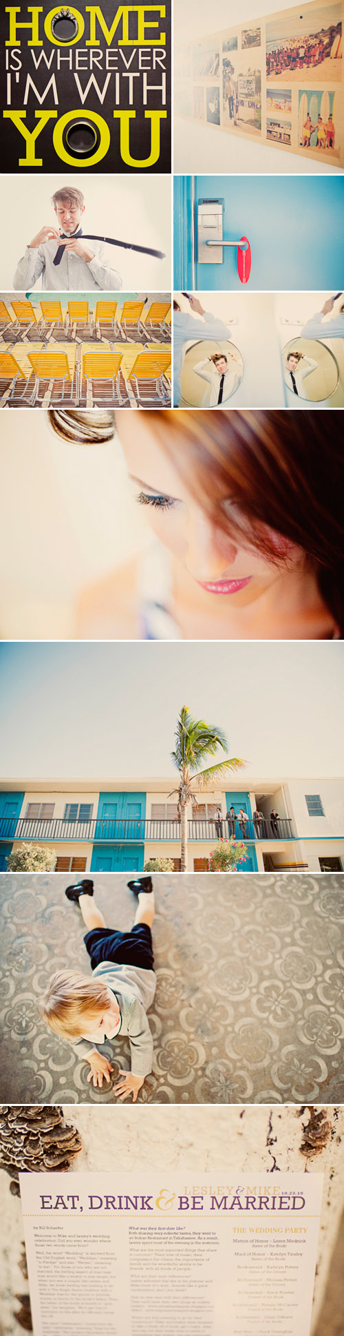 mid-contury modern and music inspired real wedding in St. Petersburg, Florida, photos by Our Labor of Love mid-contury modern and music inspired real wedding in St. Petersburg, Florida, photos by Our Labor of Love