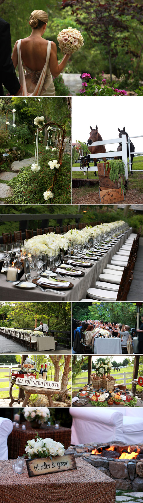Malibu farm wedding design by Lisa Gorjestani of Details Event Planning, photos by Starla Fortunato Malibu farm wedding design by Lisa Gorjestani of Details Event Planning, photos by Starla Fortunato