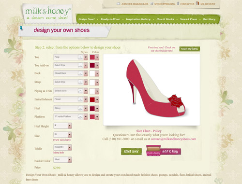 design your own shoes online with Milk and Honey, custom wedding shoes design your own shoes online with Milk and Honey, custom wedding shoes