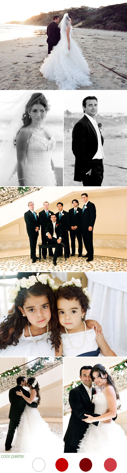 classic southern california real wedding coordinated by Mindy Weiss, red and white color palette, photos by Yvette Roman Photography classic southern california real wedding coordinated by Mindy Weiss, red and white color palette, photos by Yvette Roman Photography