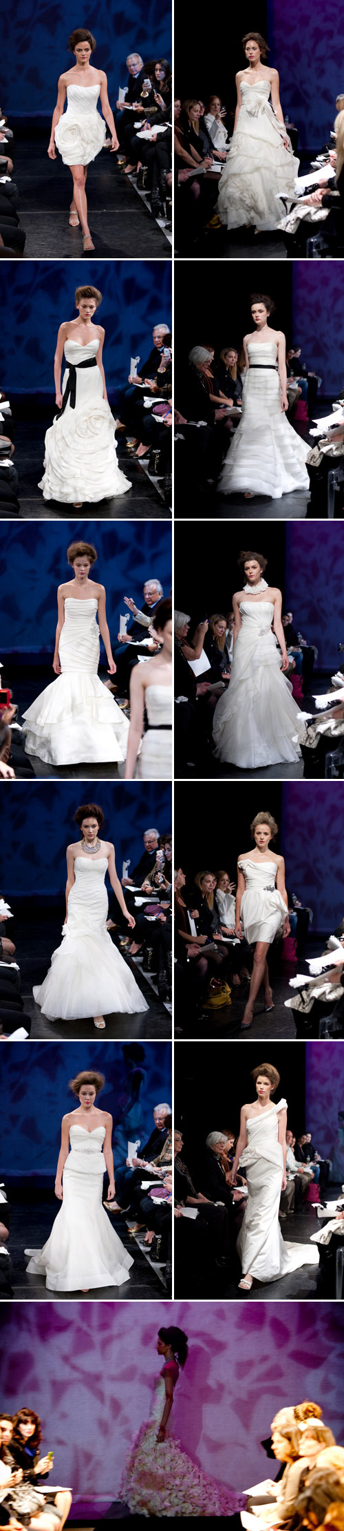 Rivini fall 2011 wedding dress collection, NYC bridal market, photos by John and Joseph Photography