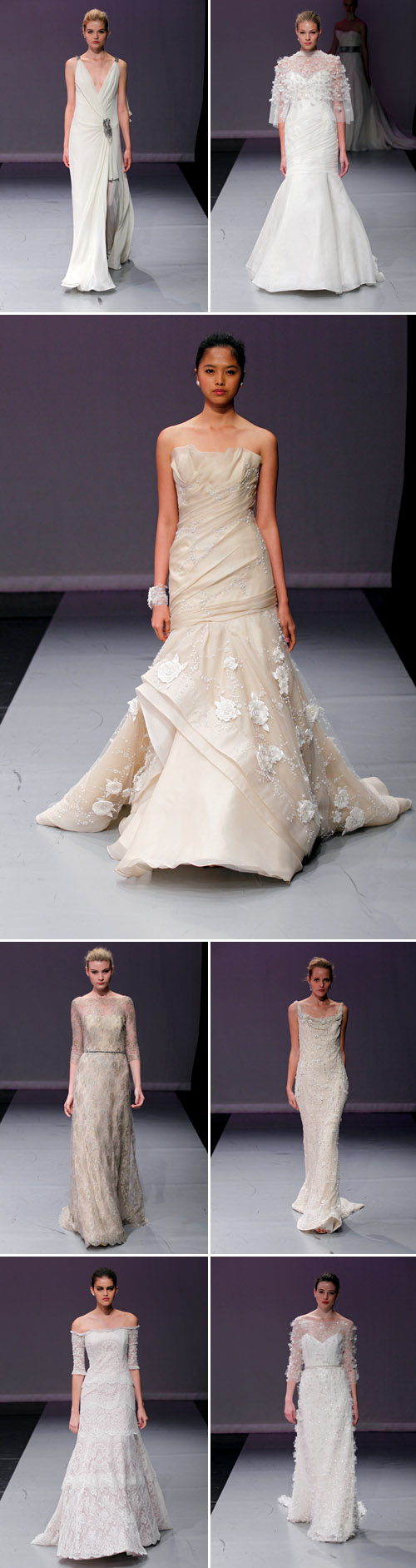 glamorous wedding dresses from Rivini Fall/Winter 2012 bridal market runway show glamorous wedding dresses from Rivini Fall/Winter 2012 bridal market runway show
