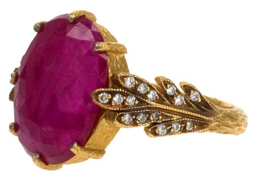 alternative wedding rings with colored stones by Cathy Waterman, available at www.twistonline.com alternative wedding rings with colored stones by Cathy Waterman, available at www.twistonline.com