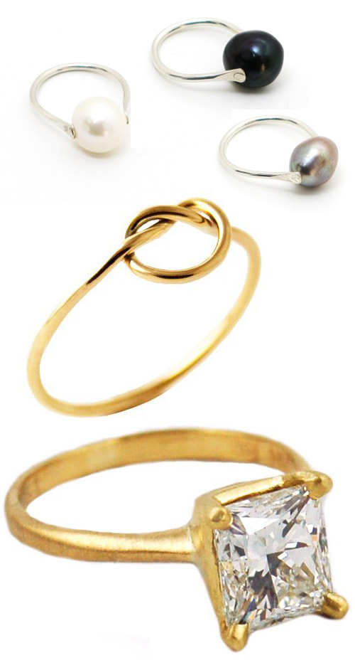alternative engagement and wedding rings - pearl, gold and diamond wedding rings alternative engagement and wedding rings - pearl, gold and diamond wedding rings