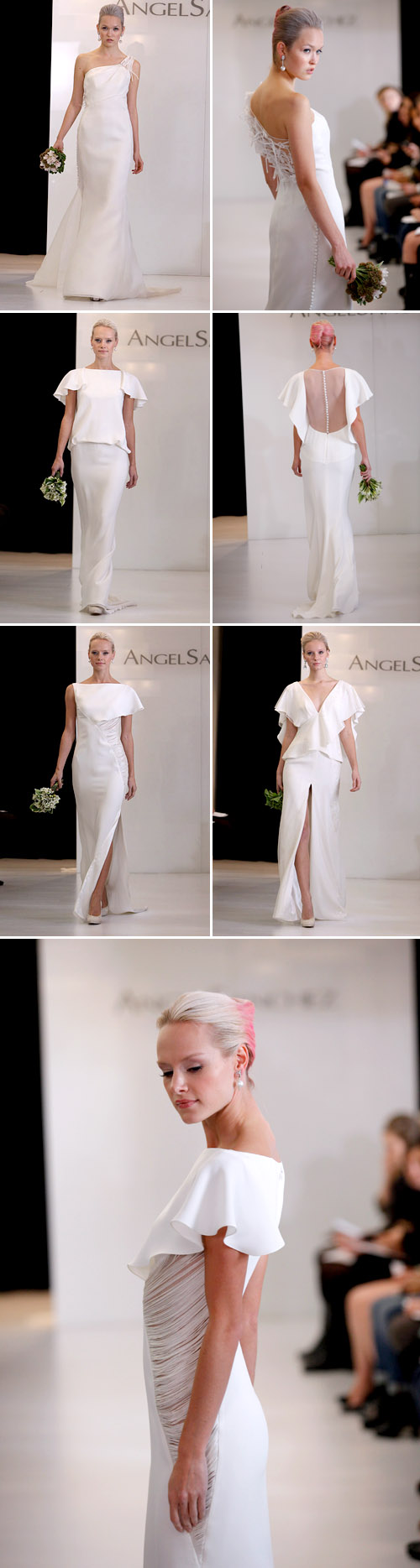 Angel Sanchez 2012 wedding dress collection, photos from Brides.com and Angel Sanchez Angel Sanchez 2012 wedding dress collection, photos from Brides.com and Angel Sanchez