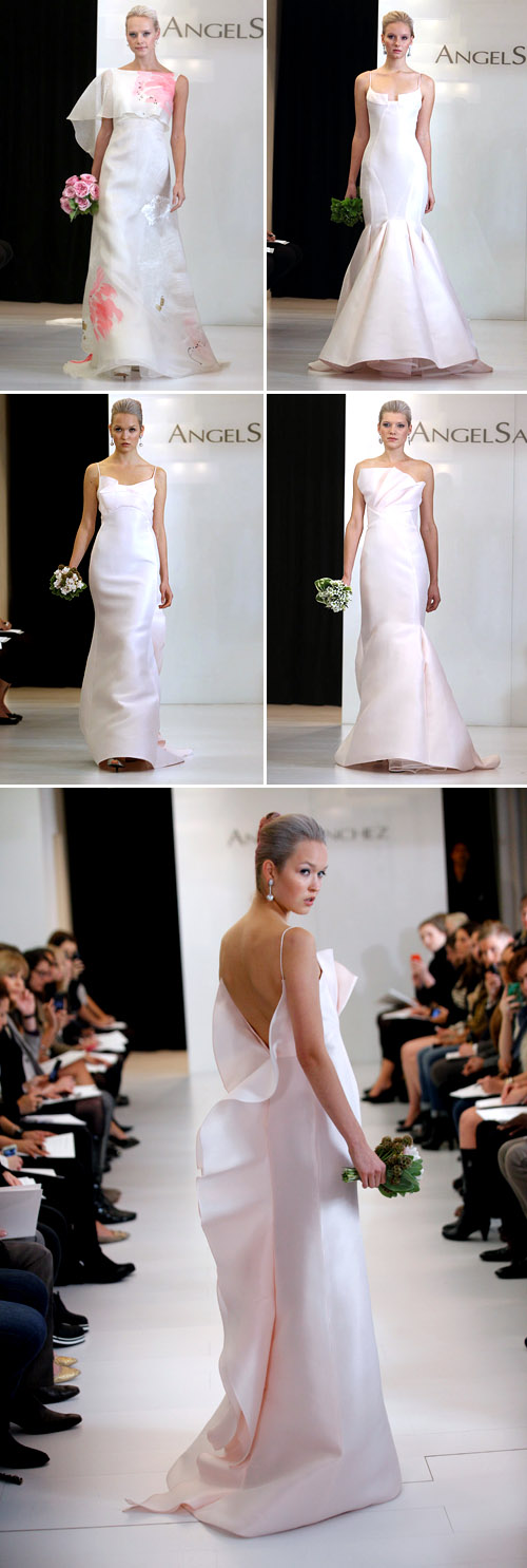 Angel Sanchez 2012 wedding dress collection, photos from Brides.com and Angel Sanchez Angel Sanchez 2012 wedding dress collection, photos from Brides.com and Angel Sanchez