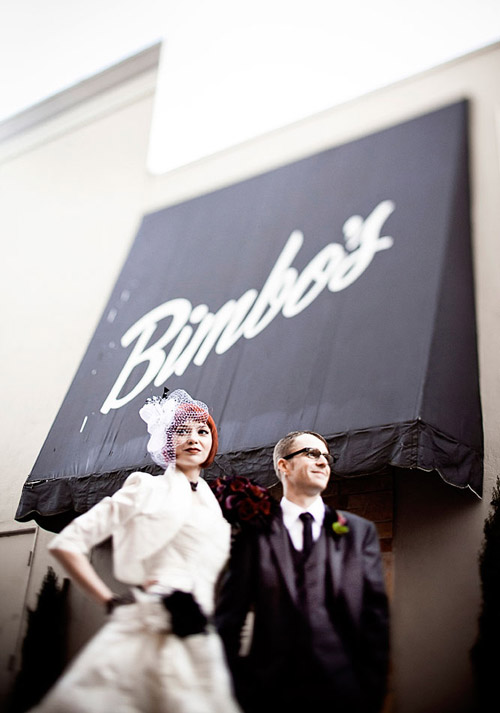 Vaudeville and burlesque inspired wedding at Bimbo's 365 Club in San Francisco, California, photographed by Jules Bianchi Vaudeville and burlesque inspired wedding at Bimbo's 365 Club in San Francisco, California, photographed by Jules Bianchi