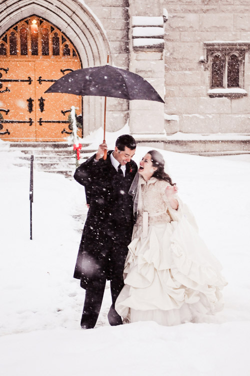 Washington DC winter wedding in a snow storm, photography by Rebekah J. Murray Washington DC winter wedding in a snow storm, photography by Rebekah J. Murray