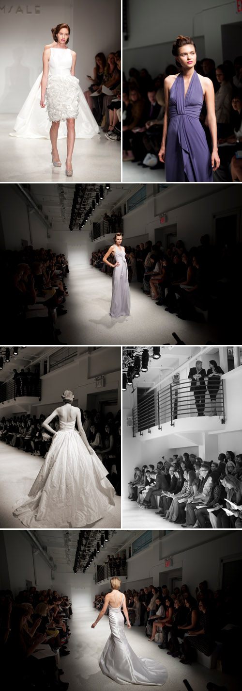 backstage photos at Amsale wedding fashion show during NYC bridal market 2011, photos by Merri Cyr and Mark Walker of Merri Cyr Weddings backstage photos at Amsale wedding fashion show during NYC bridal market 2011, photos by Merri Cyr and Mark Walker of Merri Cyr Weddings