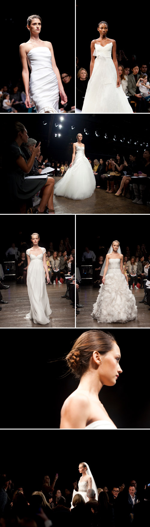 Monique Lhuillier Fall 2012 wedding dress collection run way show, photos by Merri Cyr and Mark Walker of Merri Cyr Weddings Monique Lhuillier Fall 2012 wedding dress collection run way show, photos by Merri Cyr and Mark Walker of Merri Cyr Weddings