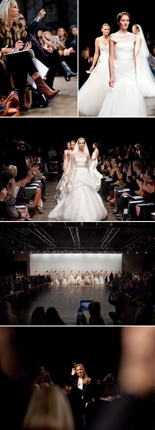 Monique Lhuillier Fall 2012 wedding dress collection run way show, photos by Merri Cyr and Mark Walker of Merri Cyr Weddings Monique Lhuillier Fall 2012 wedding dress collection run way show, photos by Merri Cyr and Mark Walker of Merri Cyr Weddings
