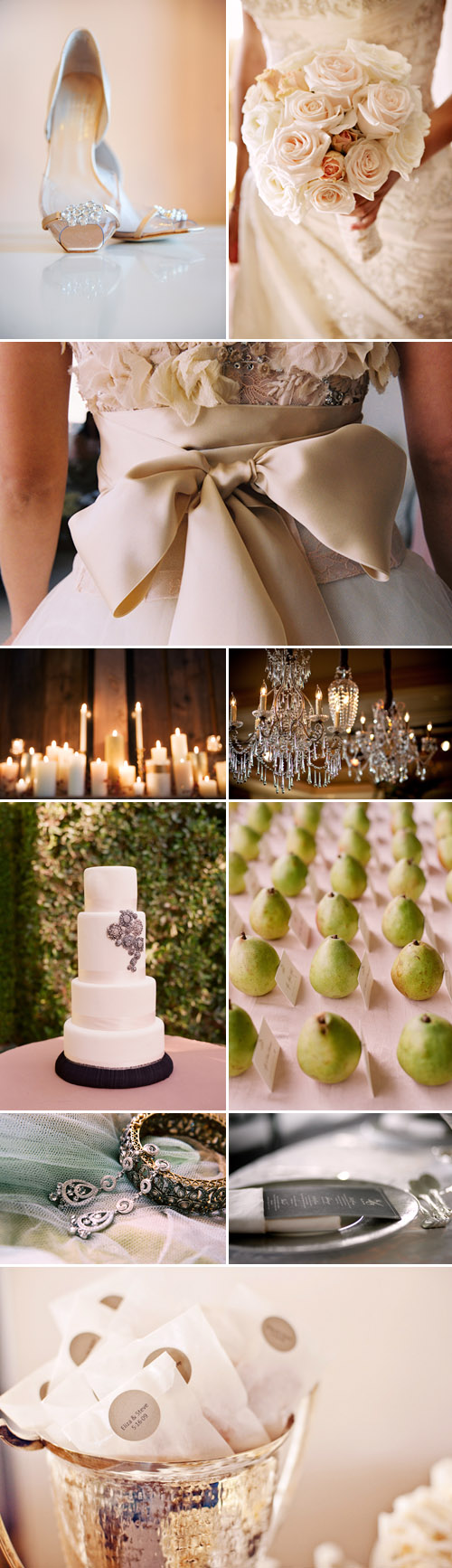 elegant ivory, champagne, silver and candle light wedding color palette inspiration board elegant ivory, champagne, silver and candle light wedding color palette inspiration board