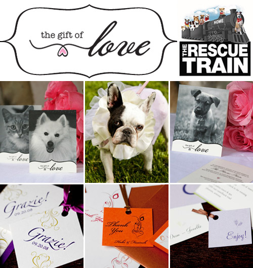 Charitable wedding registries and gifts from Rescue Train's The Gift of Love Charitable wedding registries and gifts from Rescue Train's The Gift of Love