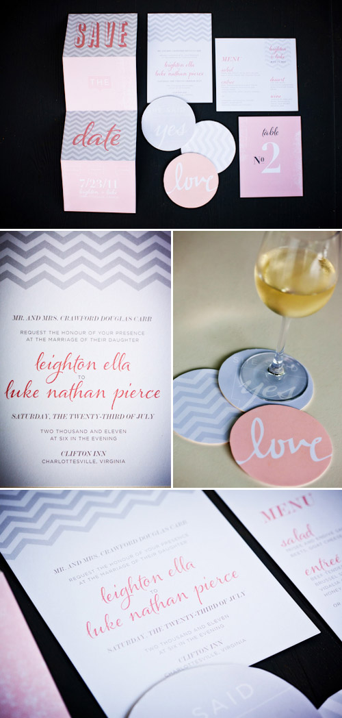 blue and white chevron print wedding decor, garden wedding ideas and inspiration shoot at Charlottesville, Virginia's Clifton Inn, photos by Holland Photo Arts blue and white chevron print wedding decor, garden wedding ideas and inspiration shoot at Charlottesville, Virginia's Clifton Inn, photos by Holland Photo Arts