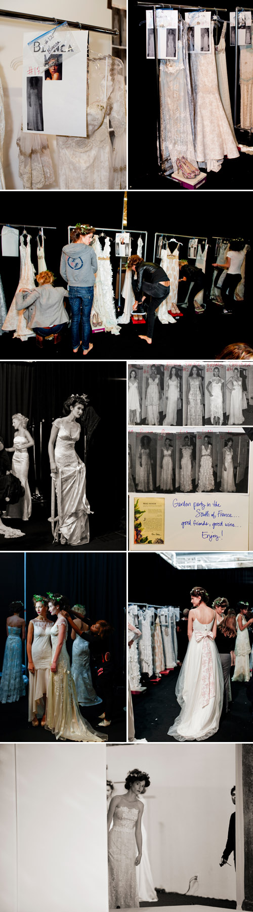 Claire Pettibone wedding dress fashion show at NYC bridal market 2011, photos by Merri Cyr and Mark Walker from Merri Cyr Weddings Claire Pettibone wedding dress fashion show at NYC bridal market 2011, photos by Merri Cyr and Mark Walker from Merri Cyr Weddings