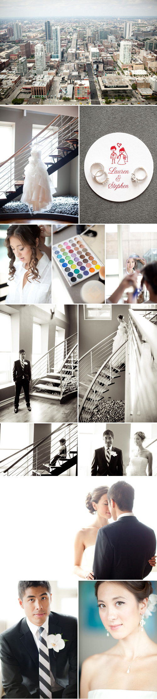 Yellow and gray downtown chicago wedding, photos by LA wedding photographer Caroline Tran Yellow and gray downtown chicago wedding, photos by LA wedding photographer Caroline Tran